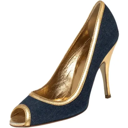 Pre-owned Pumps, female, , Size: 9 US Pre-owned Denim heels - Dolce & Gabbana Pre-owned - Modalova