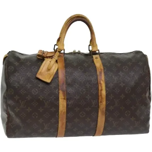 Pre-owned Weekend Bags, female, , Size: ONE SIZE Pre-owned Coated canvas louis-vuitton-bags - Louis Vuitton Vintage - Modalova