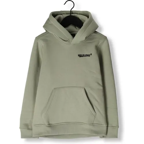 Grüner Inked Hoodie für Jungen - Malelions - Modalova