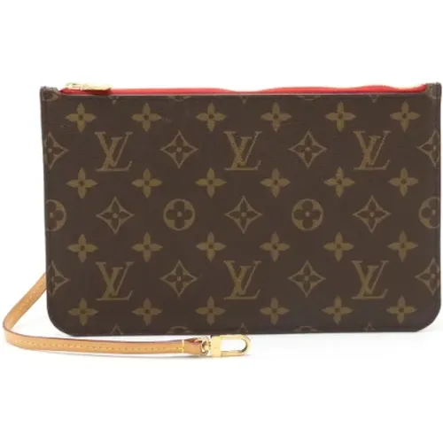 Pre-owned Canvas clutches , female, Sizes: ONE SIZE - Louis Vuitton Vintage - Modalova