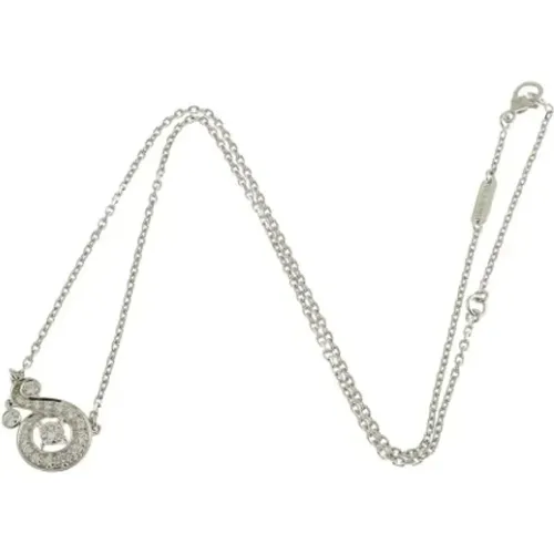 Pre-owned White Gold necklaces , female, Sizes: ONE SIZE - Van Cleef & Arpels Pre-owned - Modalova