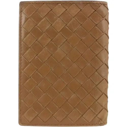 Pre-owned Wallets, female, , Size: ONE SIZE Vintage Canvas Wallet for Stylish Women - Bottega Veneta Vintage - Modalova