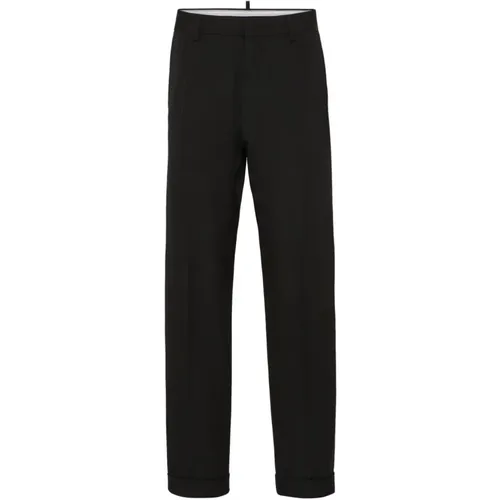 Classic Straight Leg Trousers , female, Sizes: S, XS, 3XS, 2XS - Dsquared2 - Modalova