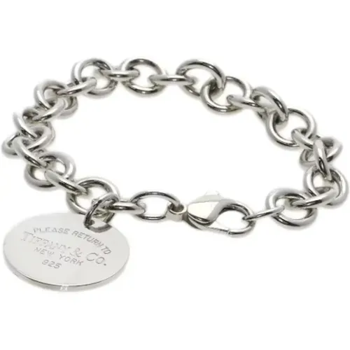 Pre-owned Jewellery, female, , Size: ONE SIZE Pre-owned Silver bracelets - Tiffany & Co. Pre-owned - Modalova