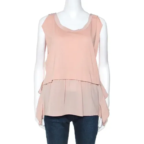 Pre-owned Cotton tops , female, Sizes: S - Miu Miu Pre-owned - Modalova