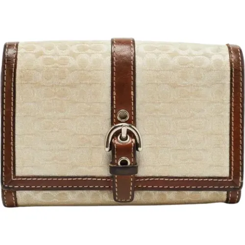 Pre-owned Wallets, female, , Size: ONE SIZE Pre-owned Leather wallets - Coach Pre-owned - Modalova