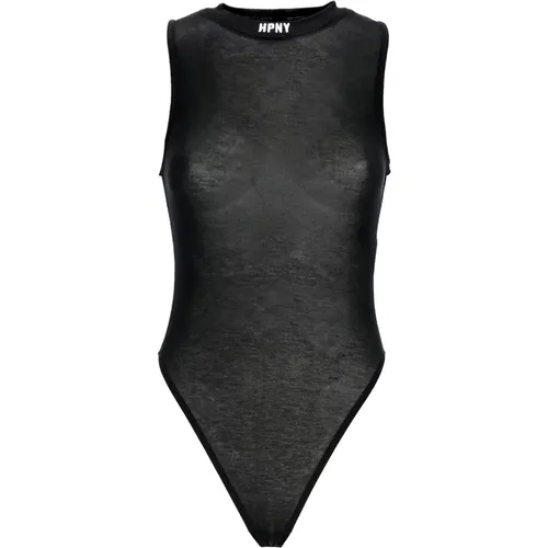 Sleeveless Bodysuit with Embroidery , female, Sizes: 2XS - Heron Preston - Modalova