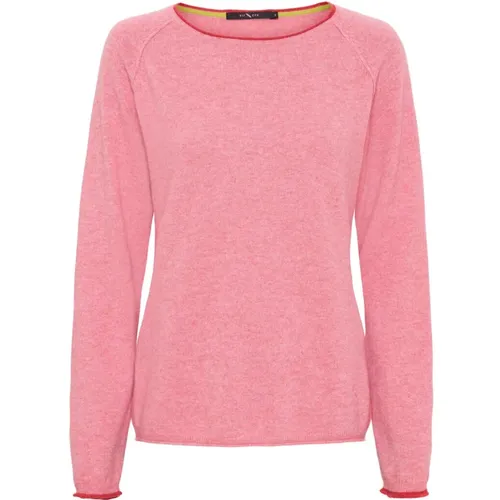 Kaschmir Pullover French Rose Melange , Damen, Größe: L - BTFCPH - Modalova