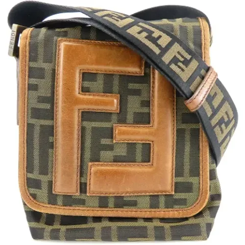 Pre-owned Canvas shoulder-bags , female, Sizes: ONE SIZE - Fendi Vintage - Modalova