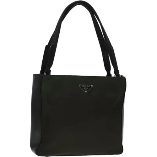 Pre-owned Tote Bags, female, , Size: ONE SIZE Pre-owned Leather totes - Prada Vintage - Modalova