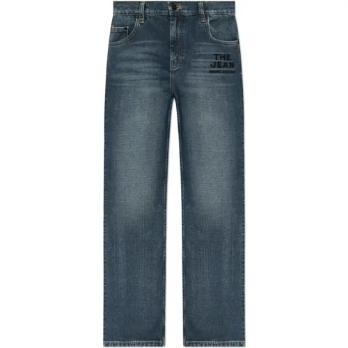 Straight Jeans, female, , Size: W26 Jeans with Logo - Marc Jacobs - Modalova