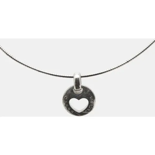 Pre-owned Jewellery, female, , Size: ONE SIZE Pre-owned Silver necklaces - Tiffany & Co. Pre-owned - Modalova