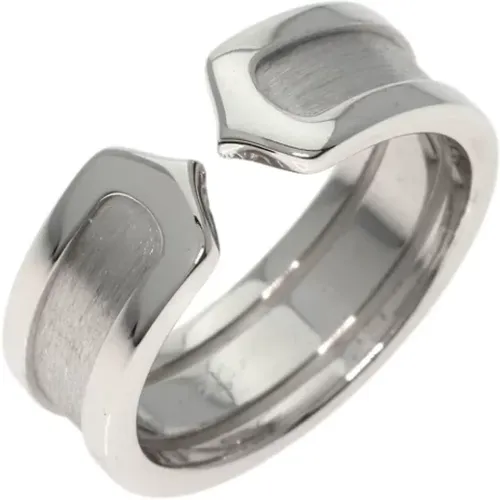 Pre-owned Jewellery, female, , Size: ONE SIZE Pre-owned White Gold rings - Cartier Vintage - Modalova