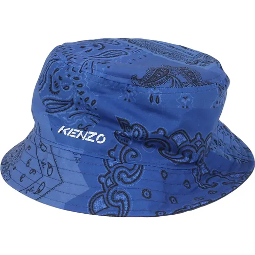 Hats, male, , Size: M Stylish Reversible Bucket Hat - Kenzo - Modalova