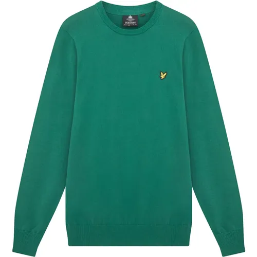 Baumwoll Rundhals Pullover , Herren, Größe: XL - Lyle & Scott - Modalova