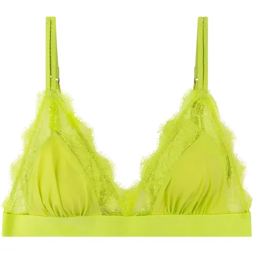 Bras, female, , Size: 36C US Lime Lace Bralette - love stories - Modalova