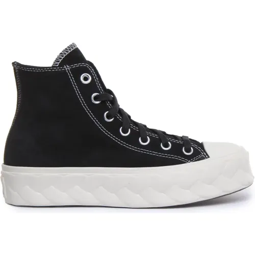 Braided Platform Hi-Top Sneaker , female, Sizes: 2 UK - Converse - Modalova