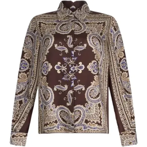 Shirts, female, , Size: 2XS Camicia in twill di viscosa - Liu Jo - Modalova