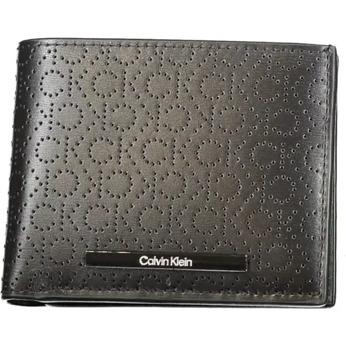 Wallets & Cardholders, male, , Size: ONE SIZE Leather Wallet with Rfid Blocking - Calvin Klein - Modalova