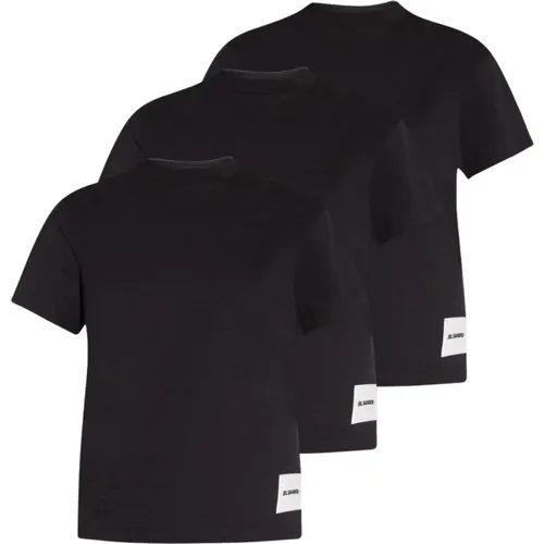 T-shirt 3-pack , female, Sizes: XS, L, S, M - Jil Sander - Modalova