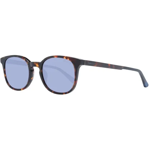 Sunglasses, male, , Size: ONE SIZE Men's Sunglasses Square Blue - Gant - Modalova