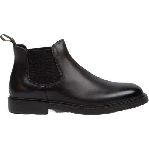 Chelsea Boots, male, , Size: 8 US Beatles Triumph Moro Leather Shoes - Doucal's - Modalova