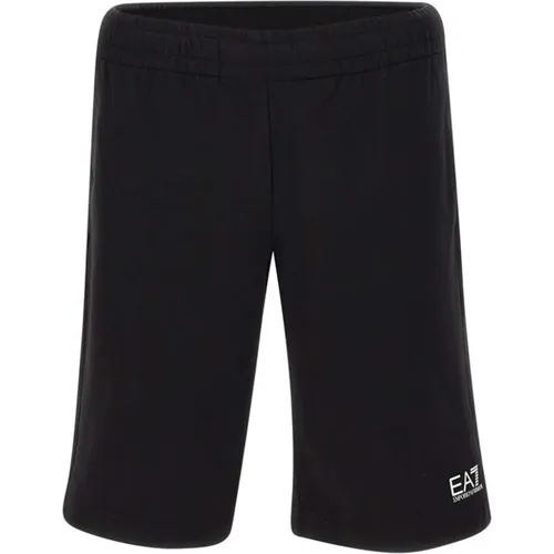 Casual Shorts , Herren, Größe: L - Emporio Armani EA7 - Modalova