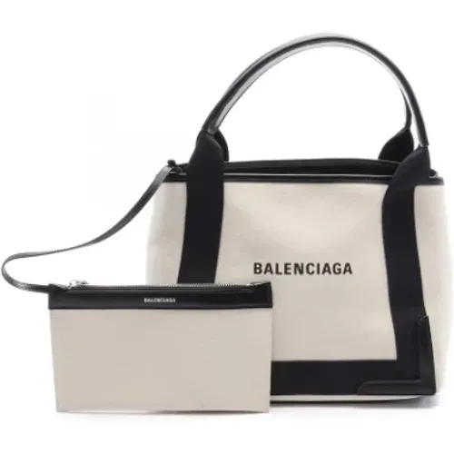 Pre-owned Tote Bags, female, , Size: ONE SIZE Pre-owned Canvas balenciaga-bags - Balenciaga Vintage - Modalova