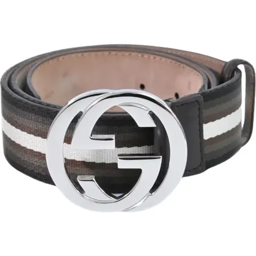 Pre-owned Belts, female, , Size: ONE SIZE Pre-owned Canvas belts - Gucci Vintage - Modalova