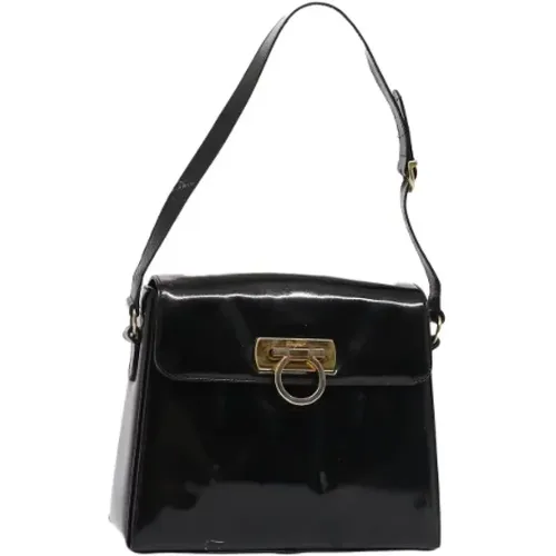 Pre-owned Shoulder Bags, female, , Size: ONE SIZE Pre-owned Leather shoulder-bags - Salvatore Ferragamo Pre-owned - Modalova