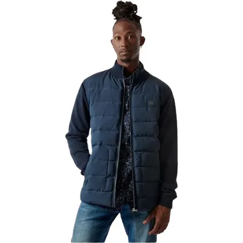 Zweifarbige Reißverschluss-Strickjacke , Herren, Größe: 2XL - Kaporal - Modalova