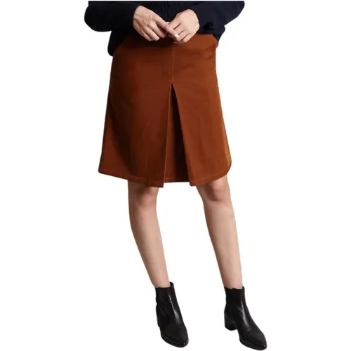 Ribbed Corduroy Skirt , female, Sizes: S - A.p.c. - Modalova