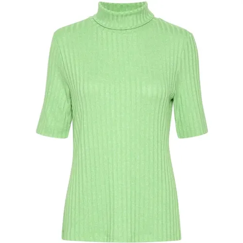 Turtlenecks, female, , Size: XL Rollneck Blouse Top Irish Melange - My Essential Wardrobe - Modalova