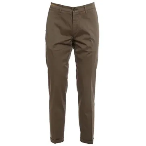 Chinos, male, , Size: W31 Beige Men`s Trousers, Ss22 Collection - Re-Hash - Modalova