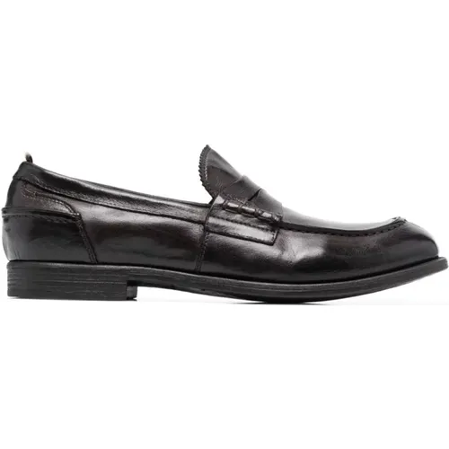 Loafers, male, , Size: 8 US Nero Sandals Ss25 - Officine Creative - Modalova