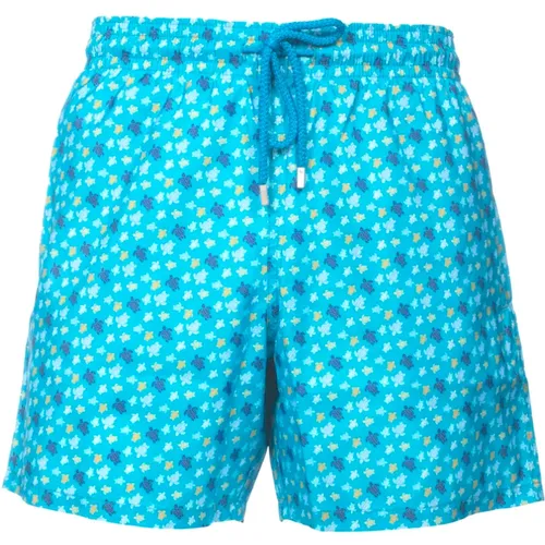 Ultralight Provencal Turtles Swim Shorts , male, Sizes: XL - Vilebrequin - Modalova