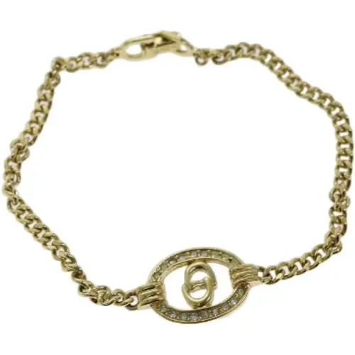 Pre-owned Jewellery, female, , Size: ONE SIZE Pre-owned Metal bracelets - Dior Vintage - Modalova