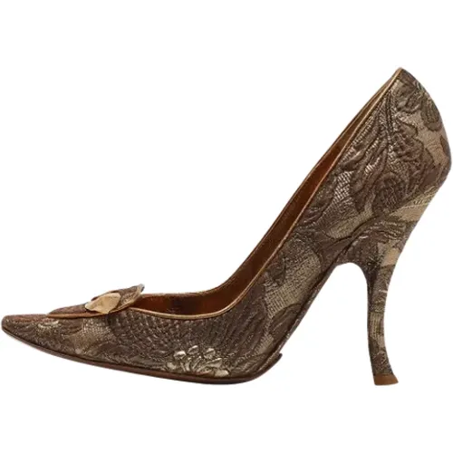 Pre-owned Pumps, female, , Size: 9 1/2 US Pre-owned Fabric heels - Dolce & Gabbana Pre-owned - Modalova