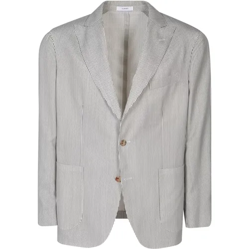 Blazers, male, , Size: S White Blazer - Boglioli - Modalova