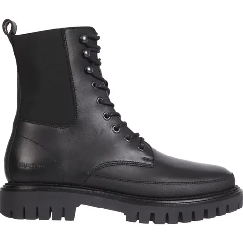 Boots with laces , male, Sizes: 7 UK, 8 UK - Tommy Hilfiger - Modalova