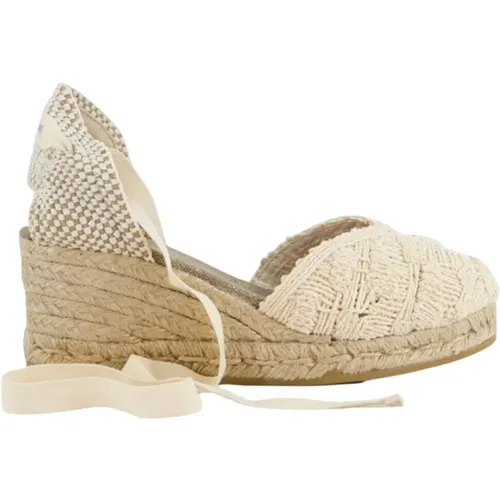 Flache Schuhe im Turron-Stil , Damen, Größe: 39 EU - Espadrilles - Modalova