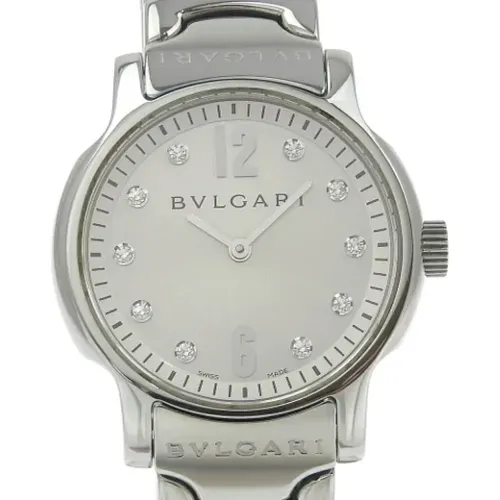 Pre-owned Watches, female, , Size: ONE SIZE Pre-owned Stainless Steel watches - Bvlgari Vintage - Modalova