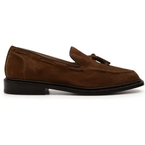 Loafers, male, , Size: 11 US Mocassini Flat Shoes - Tricker's - Modalova