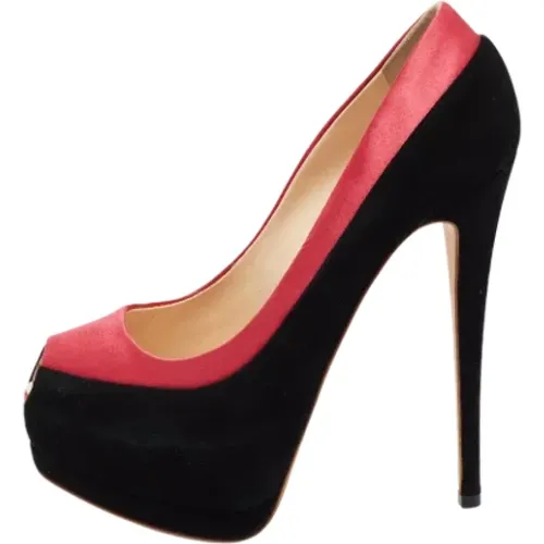 Pre-owned Pumps, female, , Size: 7 US Pre-owned Satin heels - Giuseppe Zanotti Pre-owned - Modalova