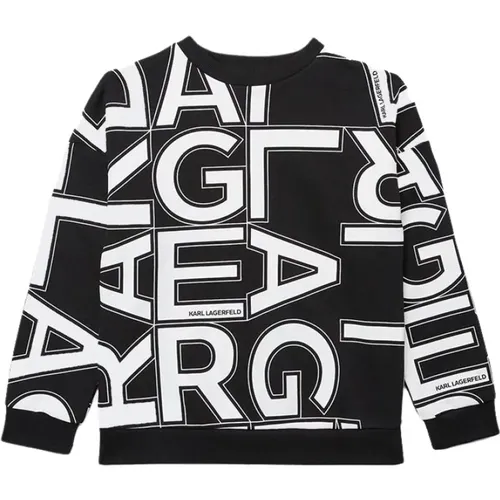 Gerippter Logo Sweatshirt - Karl Lagerfeld - Modalova