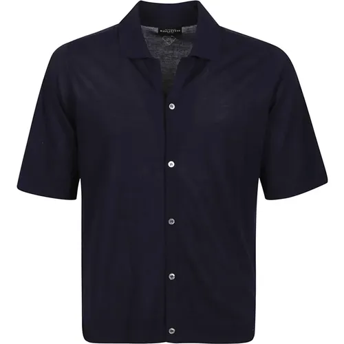 Short Sleeve Shirt Cardigan , male, Sizes: M, 2XL, L, XL - Ballantyne - Modalova
