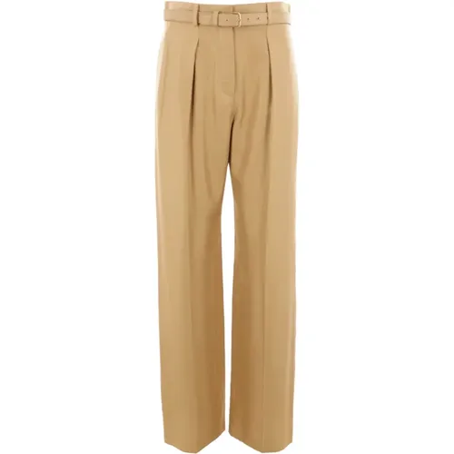 Silk Pebble Stone Trousers Made in Italy , female, Sizes: S, M - Loro Piana - Modalova