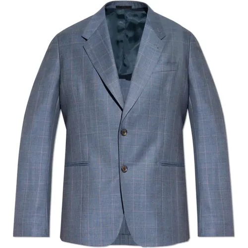 Blazers, male, , Size: M Wool blazer - Paul Smith - Modalova