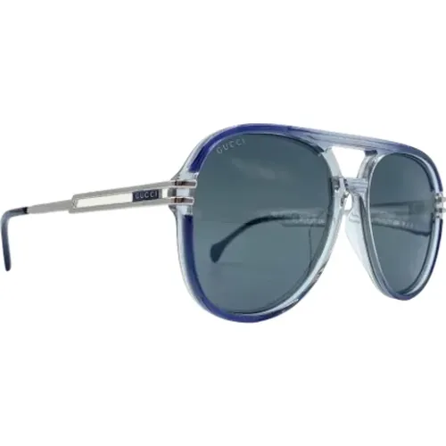 Pre-owned Accessories, female, , Size: ONE SIZE Pre-owned Metal Sunglasses - Gucci Vintage - Modalova