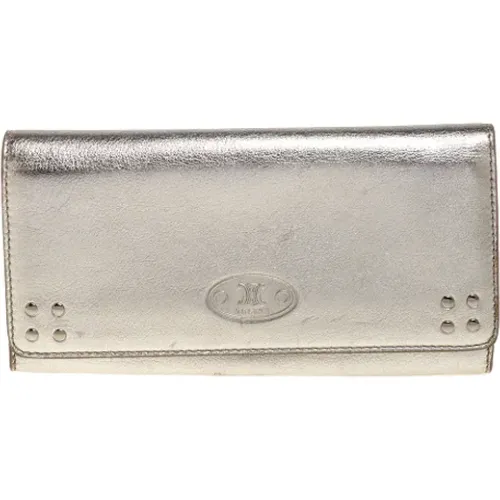 Pre-owned Wallets, female, , Size: ONE SIZE Pre-owned Leather wallets - Celine Vintage - Modalova